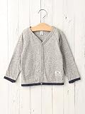 F.O.KIDS (エフオーキッズ) ベビー クラシック カーディガン 赤ちゃん 男の子 女の子 ベビー服 子供服 長袖 70㎝ グレー 50165 50165011