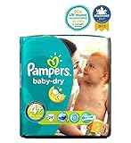 パンパースベビードライおむつサイズ4+パックを運ぶ - 24おむつ (Pampers) (x6) - Pampers Baby-Dry Nappies Size 4+ Carry Pack - 24 
