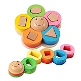 子供のプレゼント木質おもちゃの花の形をして