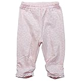 《春秋対応》(日本製) Pample Mousse(パンプルムース) ニット花柄オーバーレース風長丈パンツ 95cm/PK NO.DP-81311