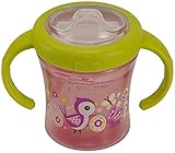 NUK Gerber Graduates Sippy Cup w/ Seal Zone 2 Handle Trainer - Girl - 7 oz by NUK