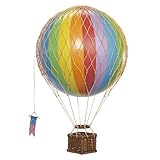 Floating The Skies Hot Air Balloon Model - Rainbow [並行輸入品]