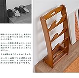 スリッパラック スリッパ収納 玄関収納 スチールラック スリッパラック4段