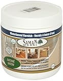 Saman 160 – 031 – 472 ml 1-pint内部Water Basedサテンニスwith酸化アルミニウム