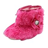 Zhhlinyuan 安定した品質 Cute ベビー Winter Warm Cotton Shoes Toddler Soft Sole Snow Boots MBE004