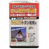 ニッペ 油性塗料 高耐久シリコントタン屋根用グレー 14kg
