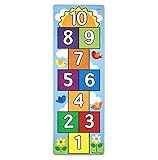 Melissa & Doug Personalized Hop and Count Hopscotch Game Rug (3 Piece) 78.5 x 26.5 [並行輸入品]