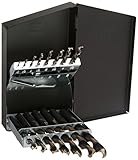 Neiko Pro 10135B Industrial Grade Left Hand 15 Piece with USA Made Huot Index Case Drill Bit by Neik