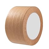RH-J04 梱包用テープ 50mm×30m 粘着テープ クラフト テープ ブラウン 梱包テープ ガムテープ クラフト紙 (1)