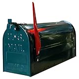 アメリカン ポストボックス 単品 スタンド メールボックス グリーン ポスト アメリカン雑貨