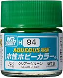 GSI クレオス(GSI Creos) 新水性ホビーカラー クリアーグリーン 光沢 10ml ホビー用塗料 H94