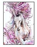 VIKMKM ダイヤモンドアート キット 5Dダイヤモンド塗装キット モザイクアート DIY 手作り絵画 手芸キット ダイアモンドビーズ絵画キット 全面貼り付けタイプ 家の壁の装飾