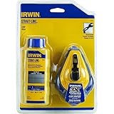 Irwin64494Fast Retrieve Chalk Line Reel And Chalk-100' BLUE CHALK REEL (並行輸入品)