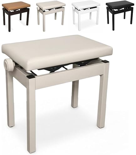 Amazon.co.jp: XJ ピアノ椅子 イス PianoBench 座面39×57.5cm 高さ50