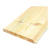 北欧レッドパイン ログパネル 無垢羽目板 パネリング 本実V溝 無塗装 19x161x3900mm 5枚入 ログハウス 壁材 外壁