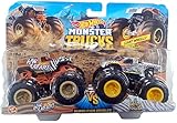 Hot Wheels Monster Trucks Demolition Doubles HW Safari VS Wild Streak 1:64 Scale