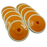 LAPHSODA（ラフソーダ） 交換用 フェルトバフ グラインダー 研磨 外径 100mm ディスク (1. 細目 10枚)