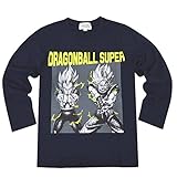 ドラゴンボール超(スーパー) ONEPIECE 長袖Tシャツ ロンT 孫悟空　ベジータ　ルフィ　手配書 秋物 子供用 fo-nt01 130cm No.04