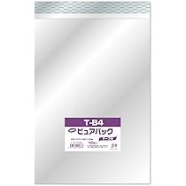 Amazon | SWAN OPP袋 ピュアパック T22.5-31 (A4用) テープ付き 100枚