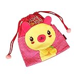 「ベビーパートナーズ」刺繍アップリケキッズ縄を引く袋（17.2*18cm）