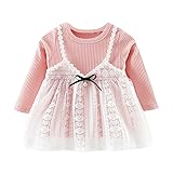 (プタス)Putars ベビー服 子供服 女の子 ワンピース ドレス 長袖 レース 可愛い 秋冬 オシャレ 通園 発表会 旅行 記念日 プレゼント 3-18ヶ月