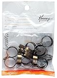 Kenney kn977 / 30 Cafeクリップオンリング、7 / 8インチ、14 /パック