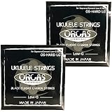 オルカス フロロカーボン ウクレレ弦 LOW-Gセット ソプラノ コンサート兼用 ハードゲージ ORCAS UKULELE STRINGS SOPRANO CONCER OS-HARD LG (2セット)