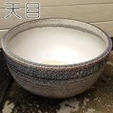 睡蓮鉢／はす鉢／めだか鉢（13号） (天目)