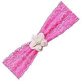 レースフラワーベビーheadbsnd カラー: ピンク