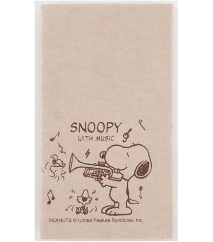 Amazon | SNOOPY with Music スヌーピー SCLOTH-CL 楽器用クロス | 木