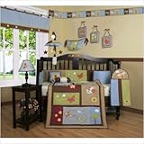 Boutique Airplane Aviator Boy 13PCS CRIB BEDDING SET by GEENNY [並行輸入品]