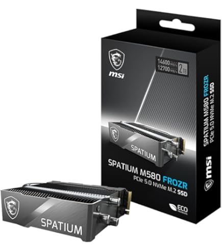 内蔵型SSD MSI SPATIUM M461 2TB SSD Amazon | MSI SPATIUM M580 PCIe 5.0 NVMe M.2 2TB FROZR タワー