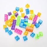 Greensun TM 46pcs /ロットプラスチックブロックレンガ玩具楽しい教育子供DIY Assembling Building Bricks Developmental想像力ブロックおもちゃ