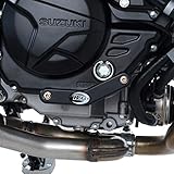 R&G(アールアンドジー) エンジンケーススライダー LHS ブラック SV650(16-) RG-ECS0106BK