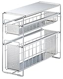 シンク下スライド収納 2段 幅15 1305695