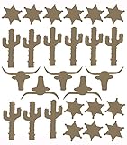 Sweet Potato Happy Trails Vinyl Decal, Cacti/Steers/Sherriff Badges by Sweet Potatoes
