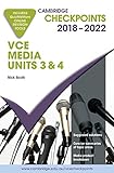 Cover of Cambridge Checkpoints VCE Media Units 3 and 4 2018-2022