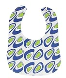 Organically Cute Snap Baby Bib, Blue Pebbles, 0-12 Months by Organically Cute