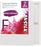 Amazon.co.jp: ゆめ画材 限定 張りキャンバス F3 麻100％ 中目 油彩