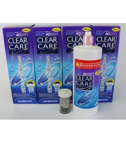 Amazon | 【チバビジョン】 AOセプトクリアケア360ml×4本セット