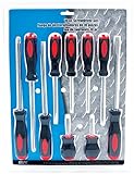 Project Pro (1909) 10-Piece Screwdriver Set with Storage Rack [並行輸入品]