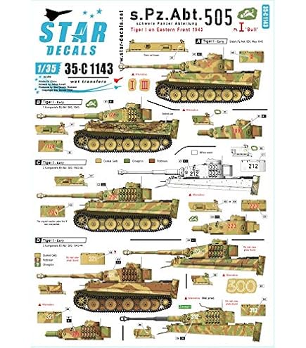 Amazon | エシェロン 1/35 ドイツ 第503重戦車大隊第3中隊のタイガー1