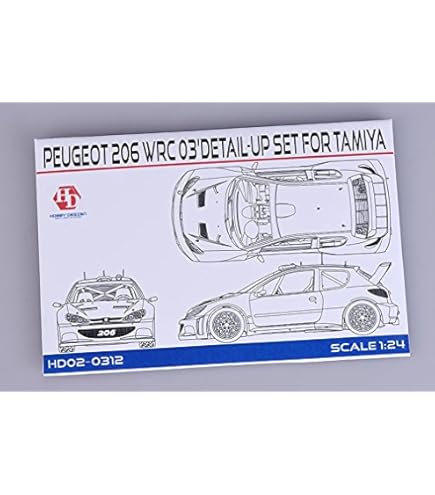 Amazon | タミヤ 1/24 スポーツカーシリーズ プジョー 206 WRC