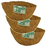 【３個セット】取替・交換用ヤシマット　円形ハンギングバスケット35cm用