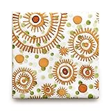 【B'stile】水彩画のような淡い色合いのタイル「AGATA - アガタ (デザインタイプ)」（陶器質｜107mm角｜屋内壁用）1枚