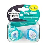 1パック2 Tommee Tippee 0-6 M個のおしゃぶり (城/星) - Tommee Tippee 0-6 M Soother, 2 per pack (Castle/Stars) [並行輸
