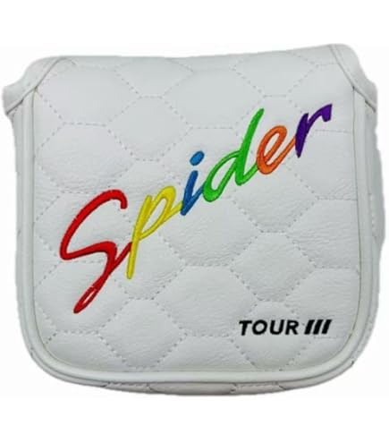【美品】TaylorMade Spider X パターホワイト　ヘッドカバー付き Amazon.co.jp: TaylorMade Spider X ホワイトマレットスタイルパター