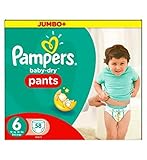 パンパース赤ちゃんドライパンツサイズ6ジャンボボックス58 (Pampers) (x6) - Pampers Baby-Dry PANTS Size 6 Jumbo Box 58 (Pack of 6