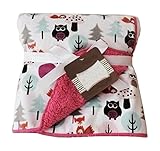 [ドリームツリー]多機能ソフトベルベット暖かい毛布が/ベビー76x102cmのために投げます