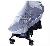 安心 赤ちゃん を 虫 から 守る ベビー カー 用 虫 除け ネット バギー 蚊帳 衣類袋 付き (フルカバー)